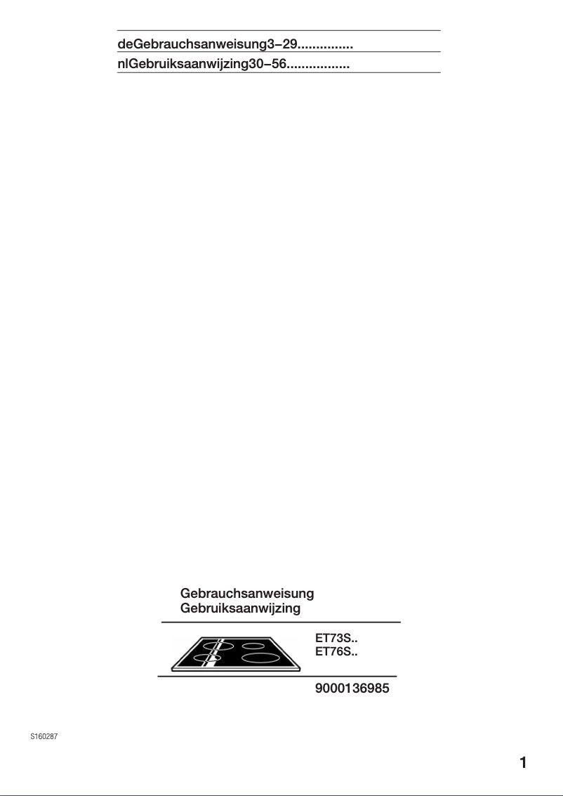 Image de la première page du manuel de l'appareil ET73S502E