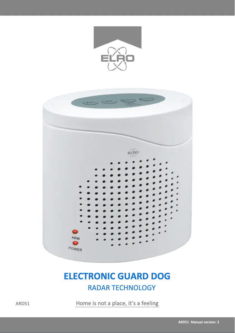 Página 1 del manual Manual de usuario Elro ARD51