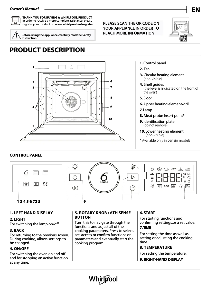 Imagen de la primera página del manual del dispositivo WOI4S8PPM1SB