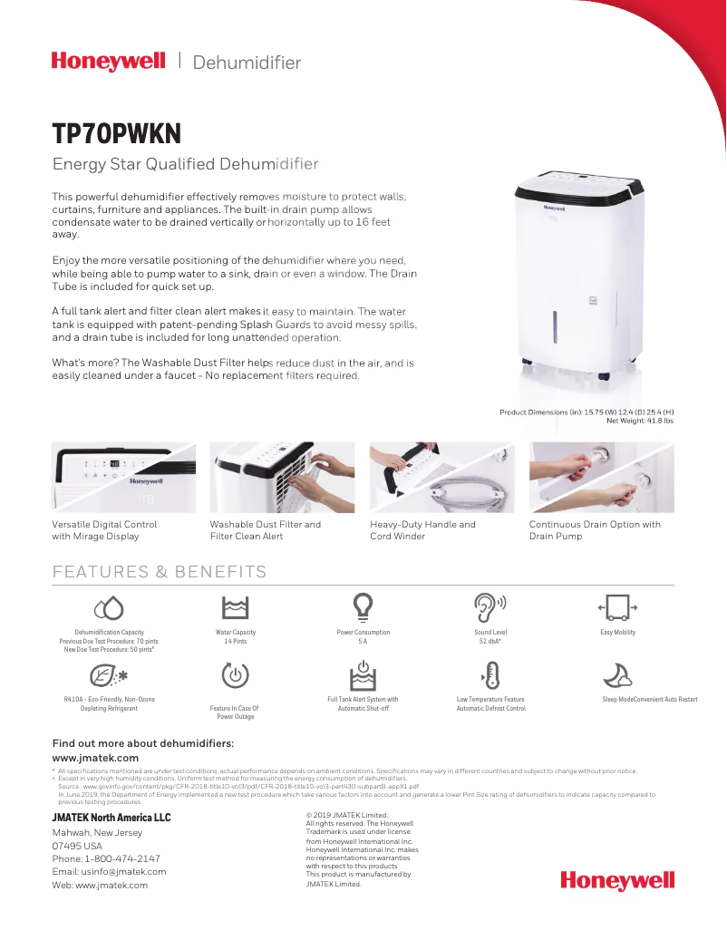 Image de la première page du manuel de l'appareil TP70P