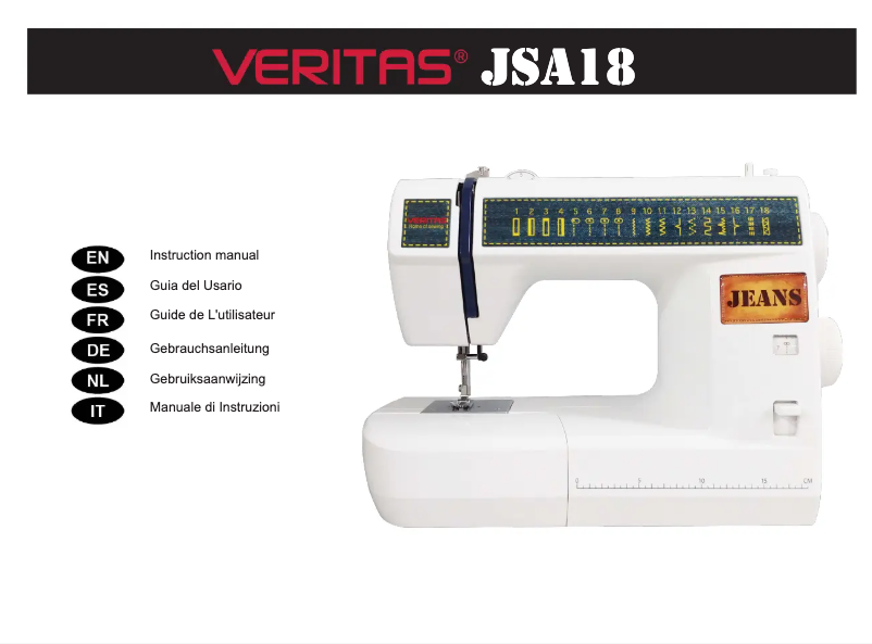 Image de la première page du manuel de l'appareil JSA18