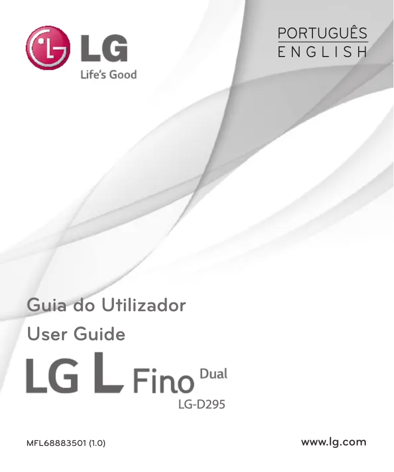 Page 1 de la notice Manuel utilisateur LG L Fino D295