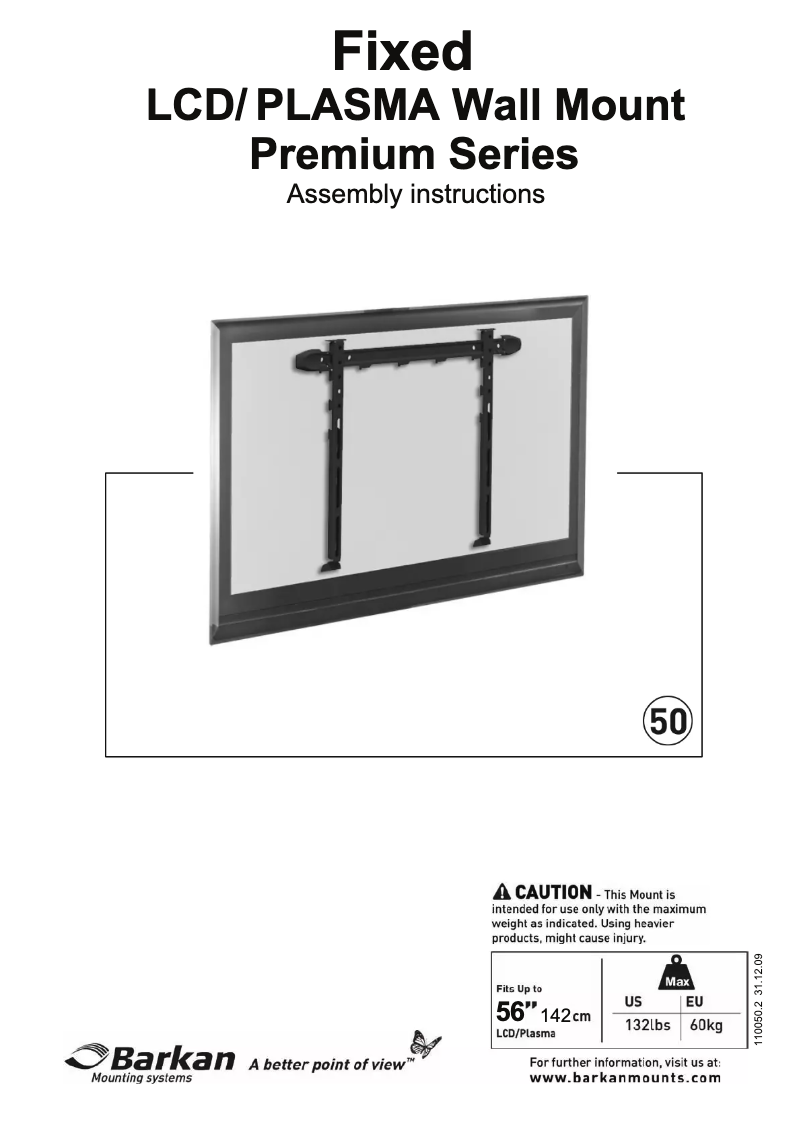 Page 1 de la notice Manuel utilisateur Barkan 50B