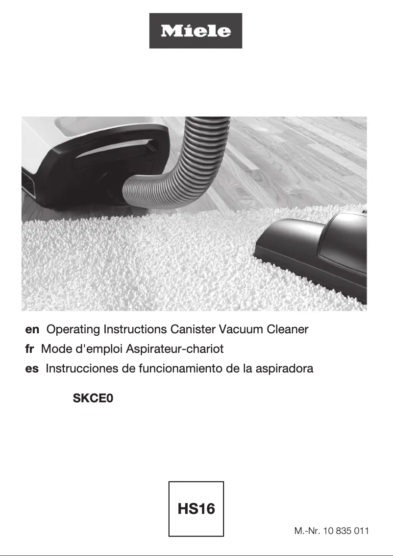 Page n°1 - Guide d'installation Miele Blizzard CX1