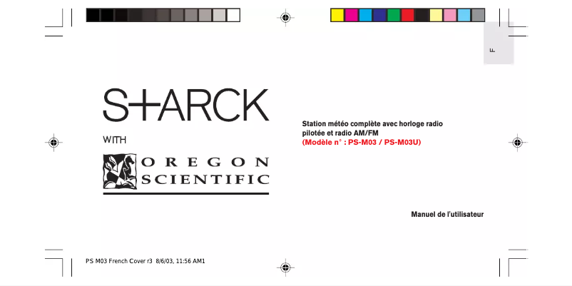 Page 1 de la notice Manuel utilisateur Oregon Scientific PSM03