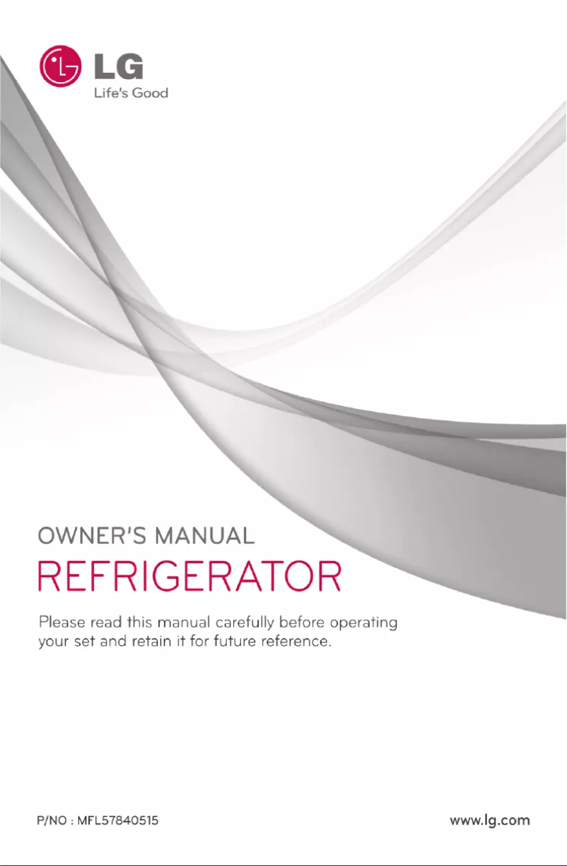 Page 1 de la notice Manuel utilisateur LG GL-274PMG4