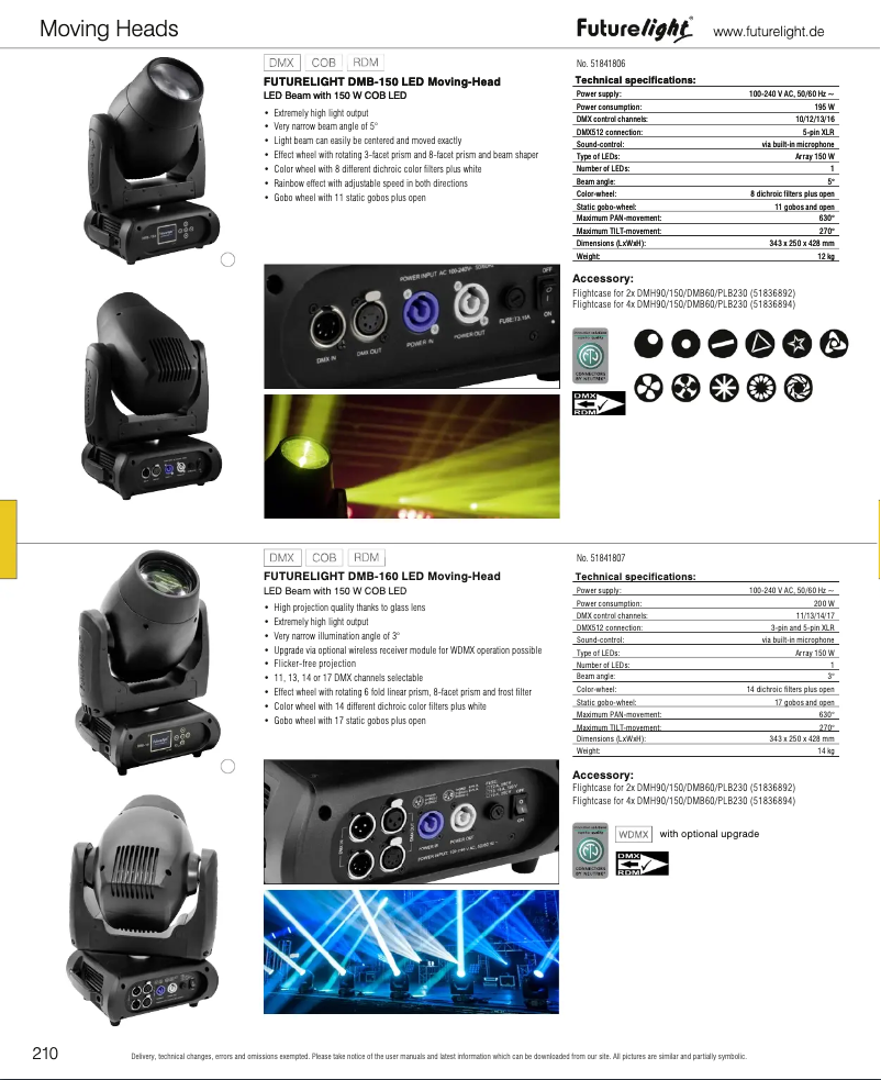 Page n°1 - Catalogue Futurelight DMB-160