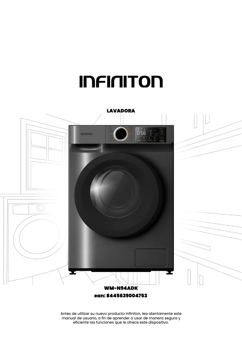 Page n°1 - Manuel utilisateur Infiniton WM-N94ADK