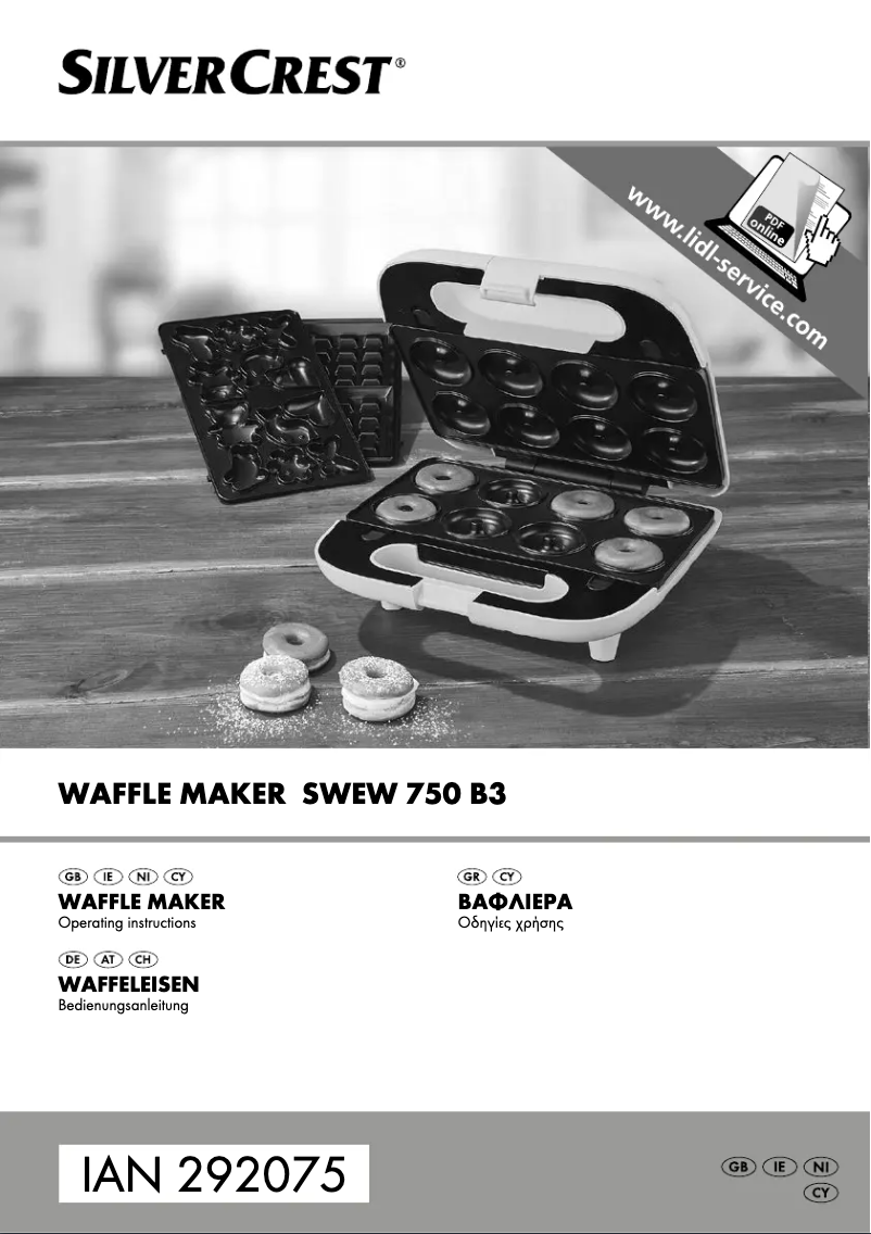 Page n°1 - Manuel utilisateur SilverCrest SWEW 750 B3