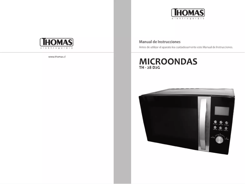 Page n°1 - Manuel utilisateur Thomas TH-28D2G