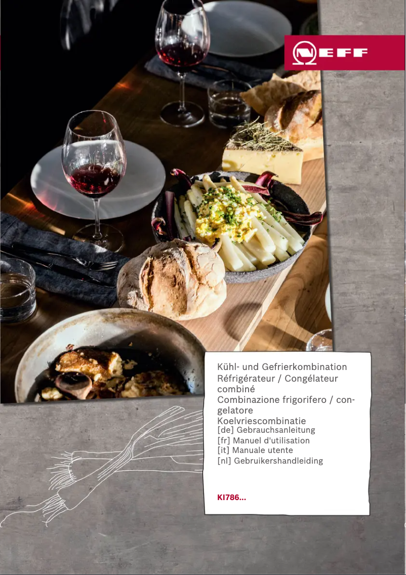 Page 1 of the manual User Manual Neff KI7867FE0