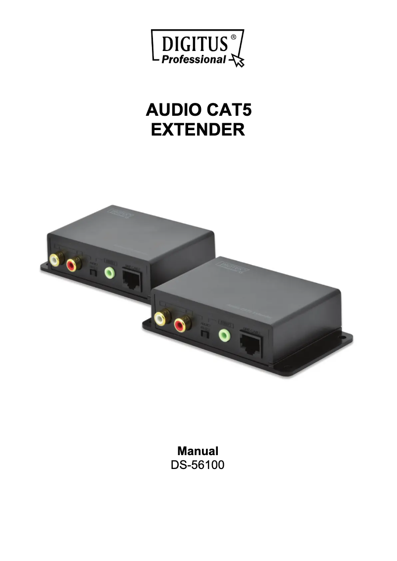 Página 1 del manual Manual de usuario Digitus DS-56100