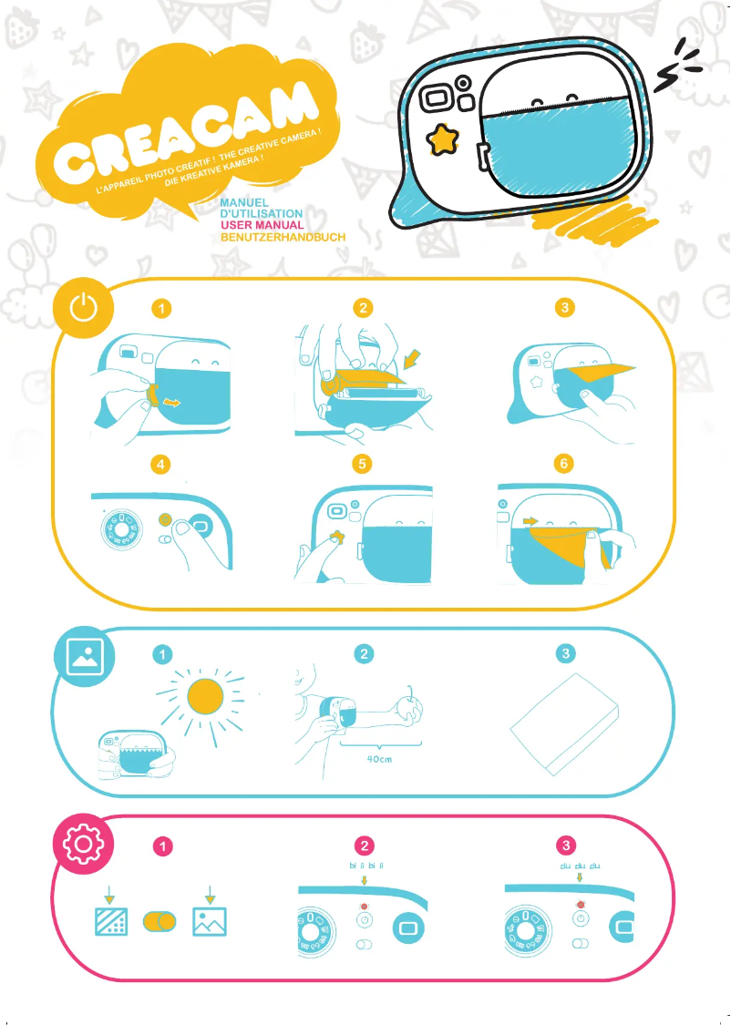 Página 1 del manual Manual de usuario Creacam Photo Créatif
