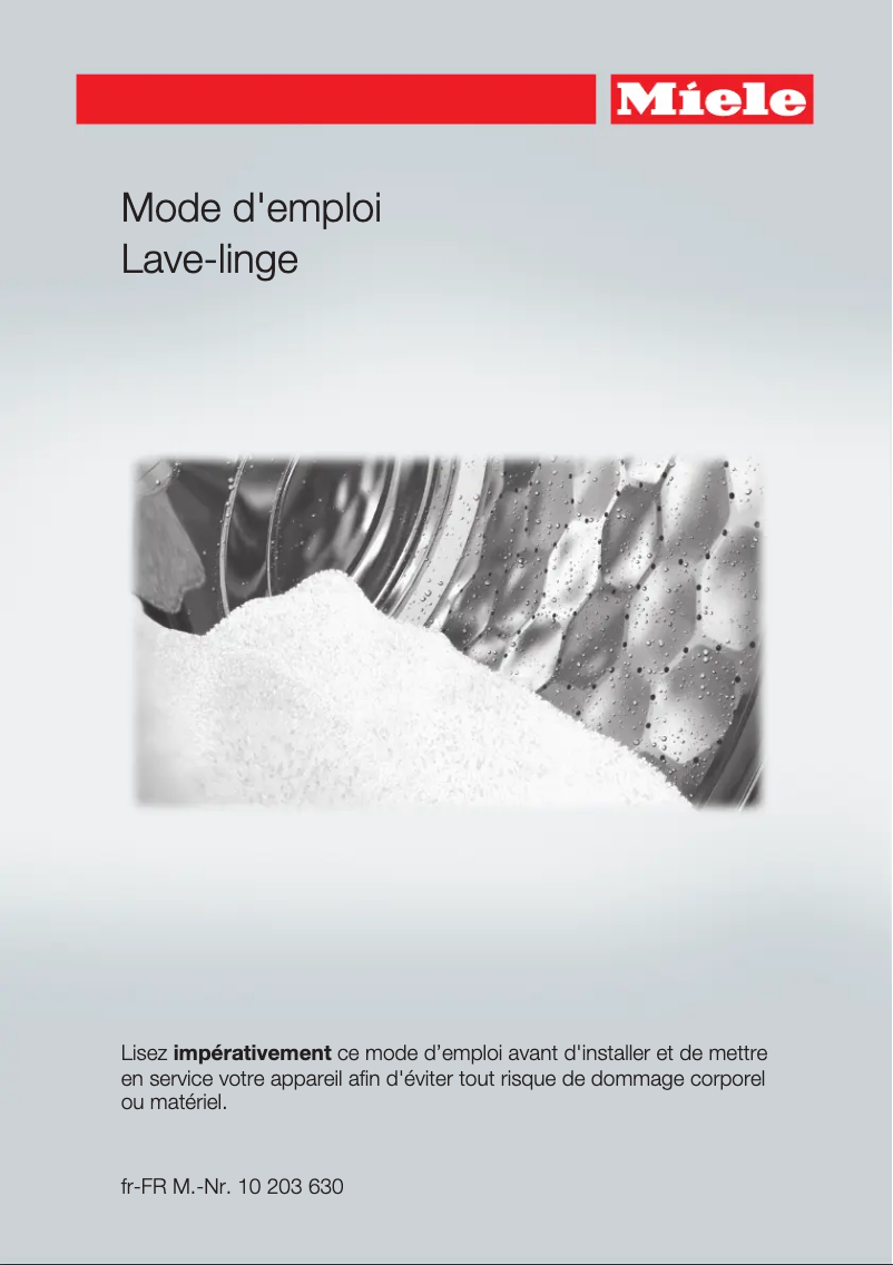 Image de la première page du manuel de l'appareil PowerWash 2.0 WKF121