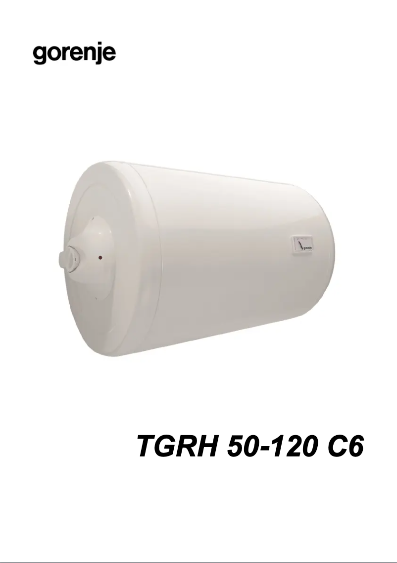 Página 1 del manual Manual de usuario Gorenje TGRH80C6