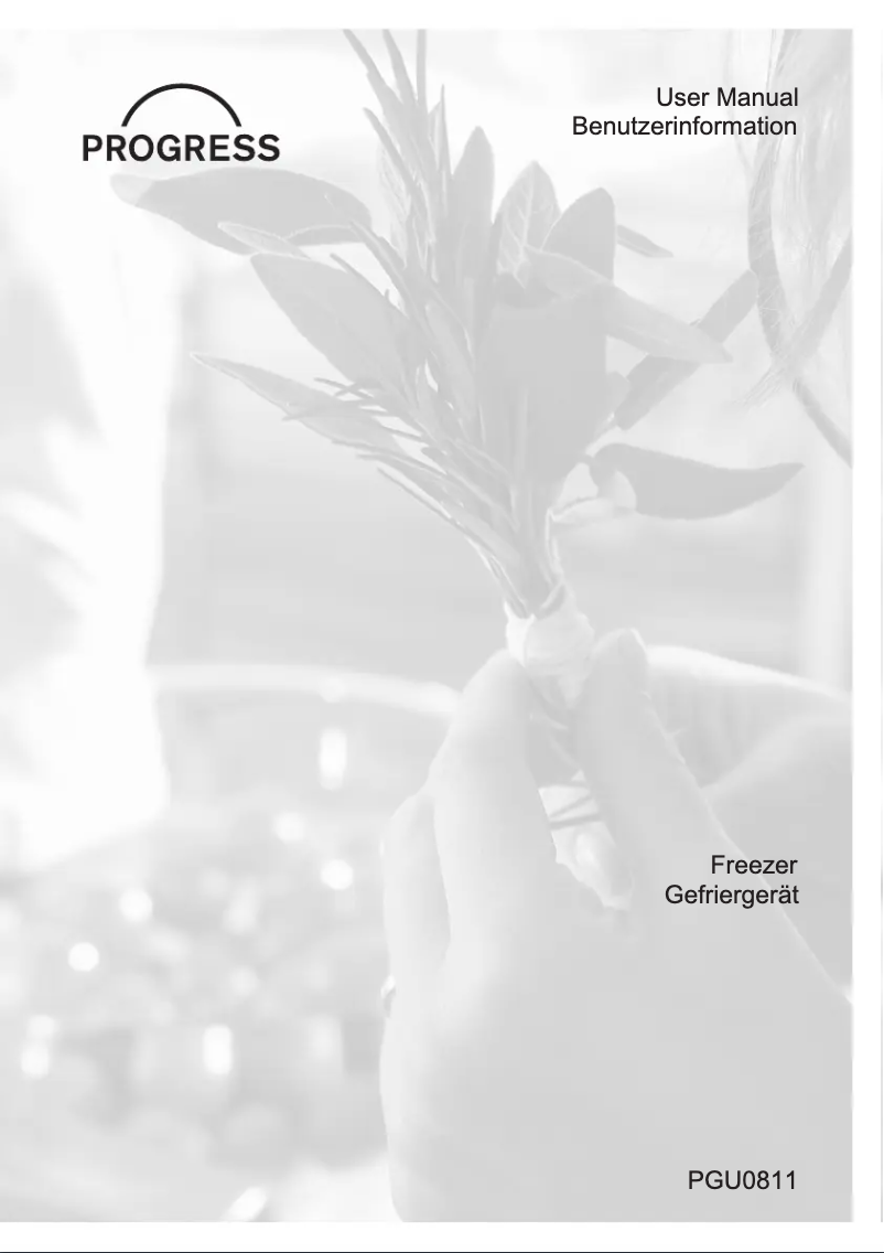 Page 1 de la notice Manuel utilisateur Progress PGU0811