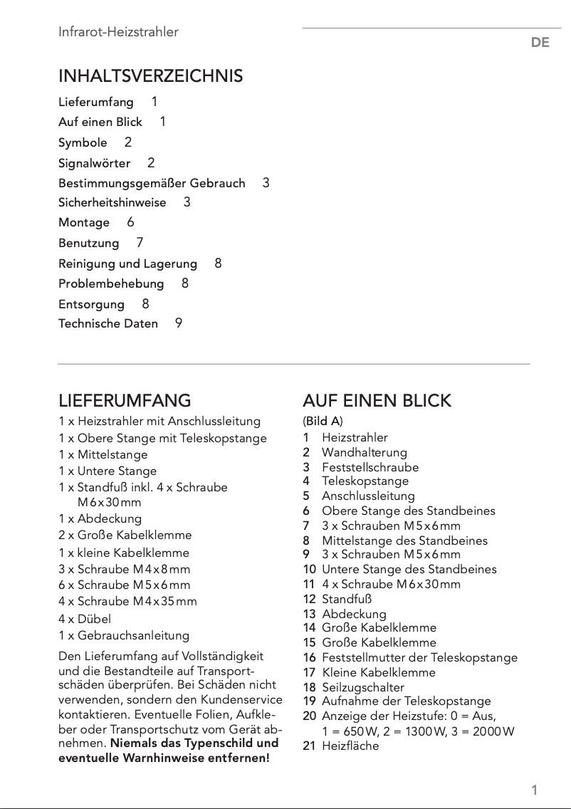Image de la première page du manuel de l'appareil 05100