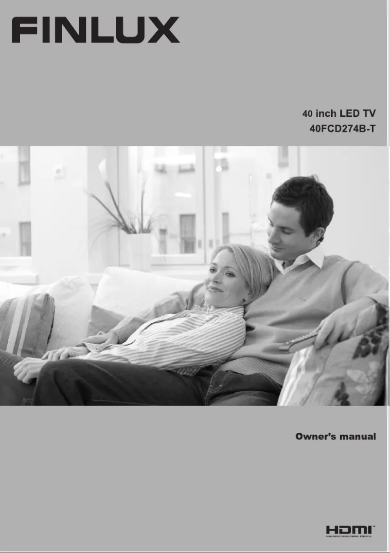 Image de la première page du manuel de l'appareil 40FCD274B-T