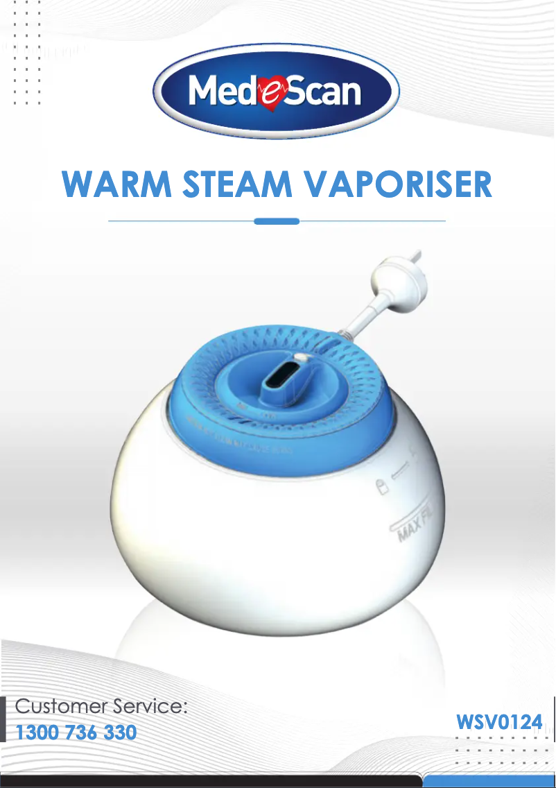 Image de la première page du manuel de l'appareil WSV0124