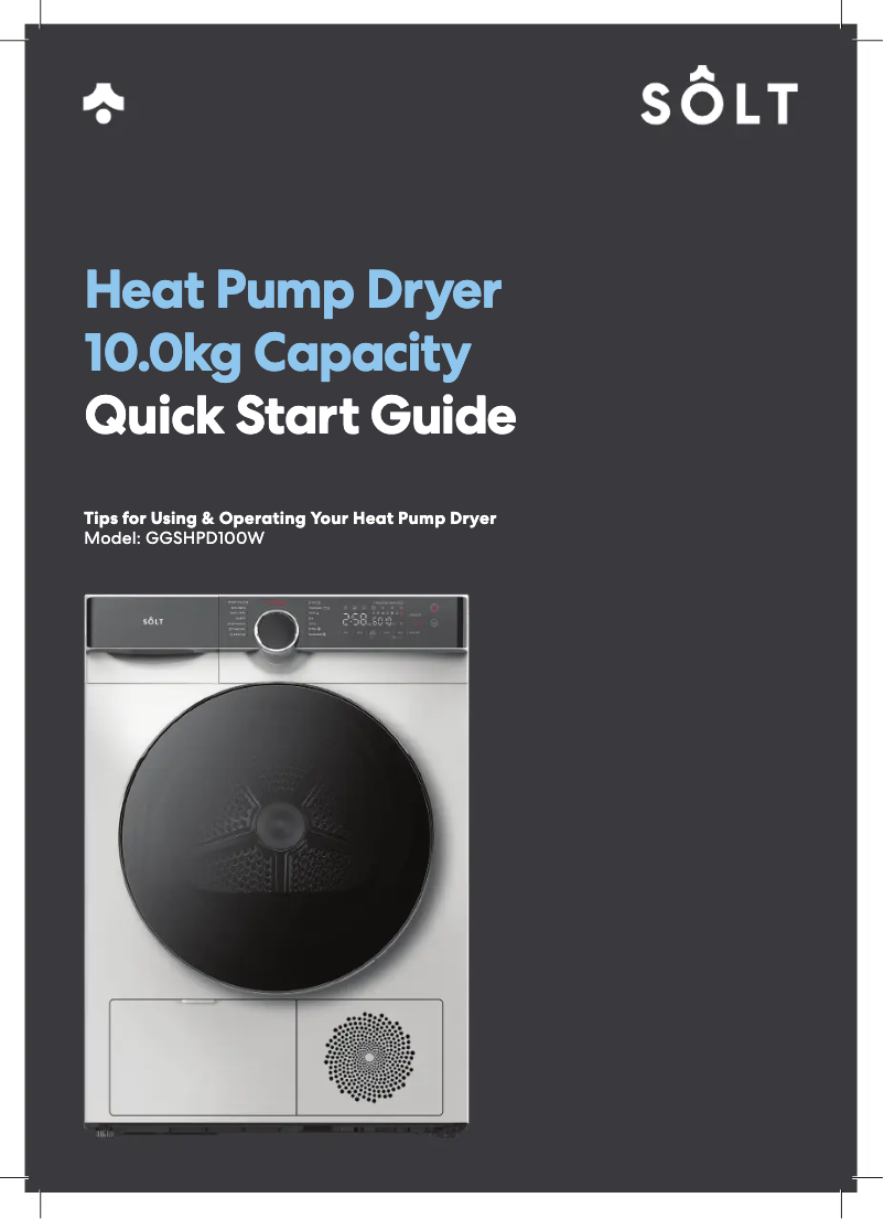 Page n°1 - Guide de démarrage rapide Sôlt GGSHPD100W