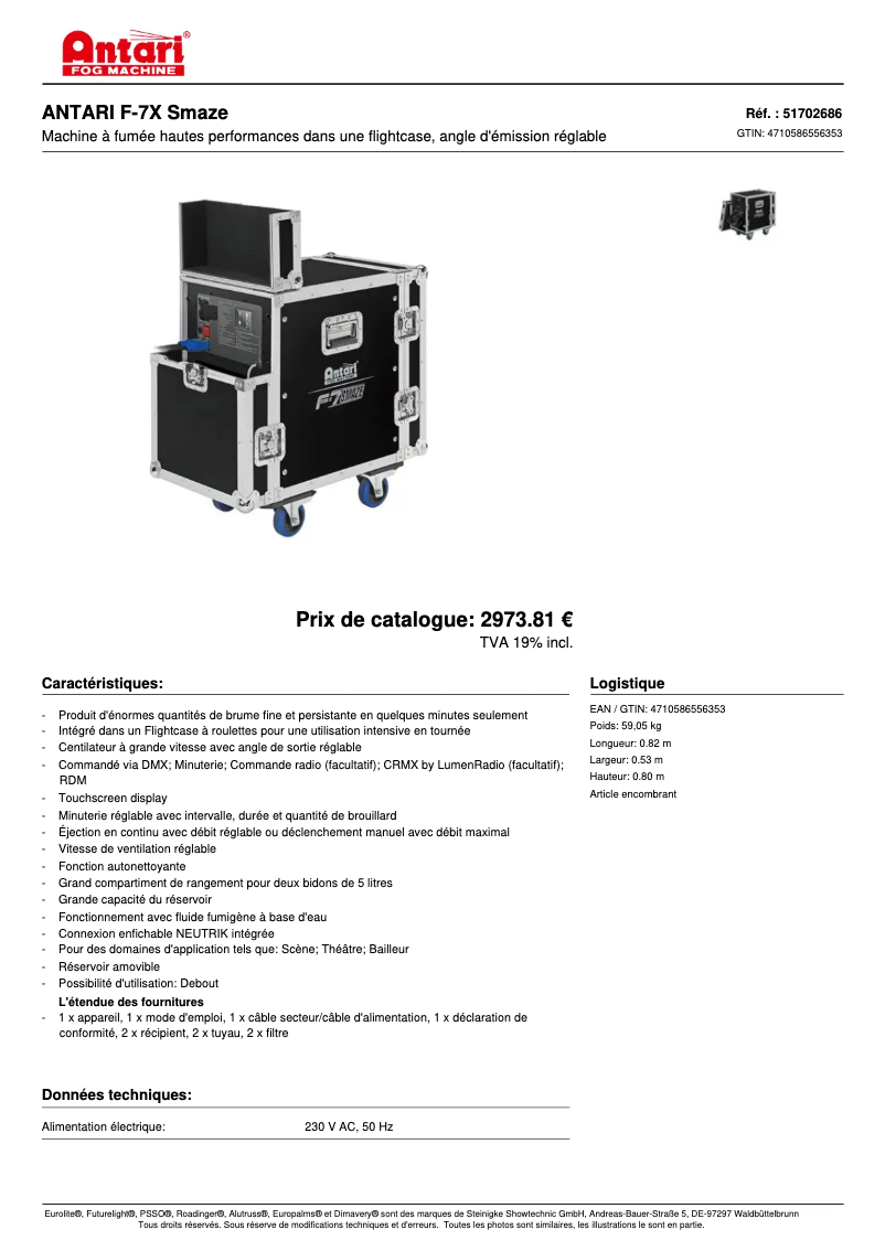 Image de la première page du manuel de l'appareil F-7X