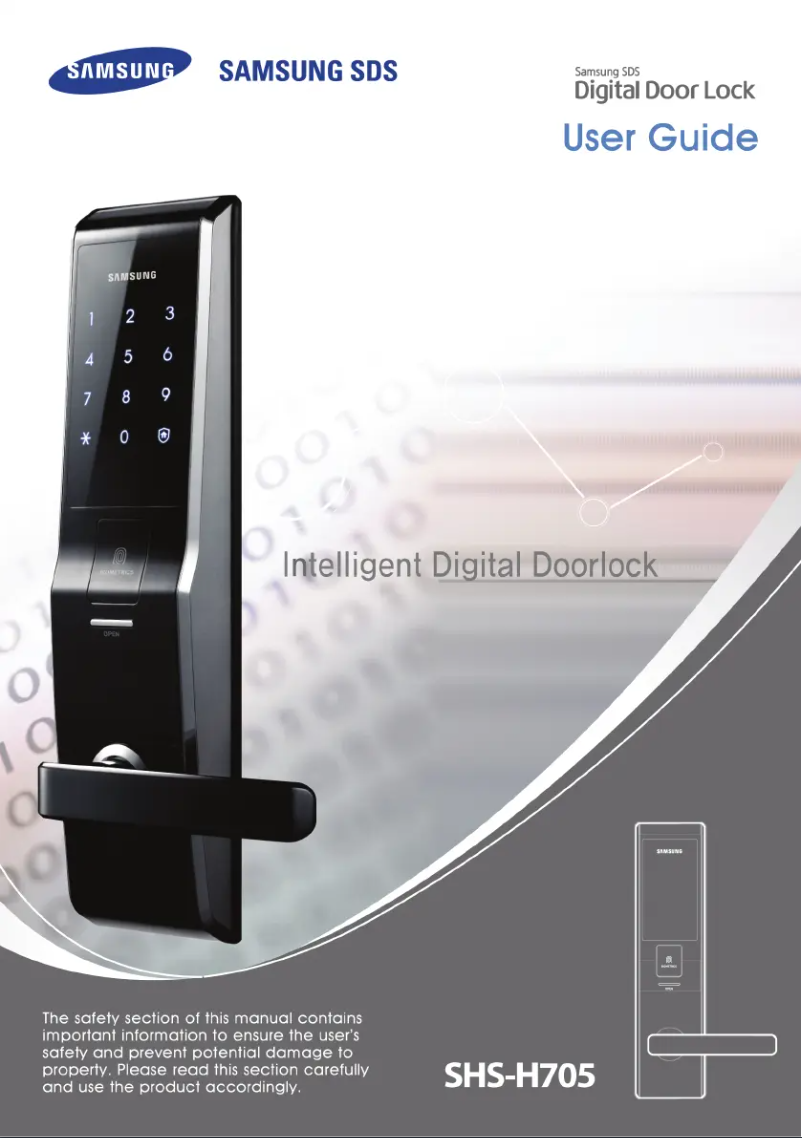 Page n°1 - Manuel utilisateur Samsung SHS-H705