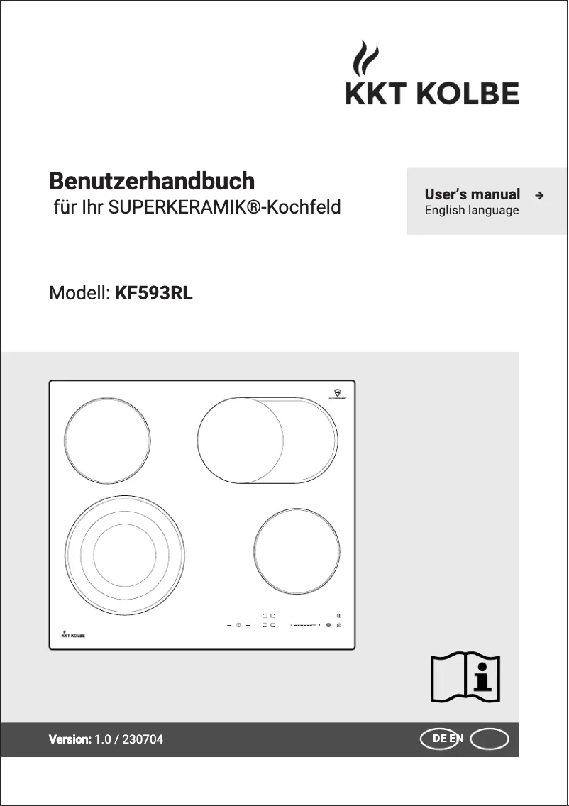 Image de la première page du manuel de l'appareil KF593RL