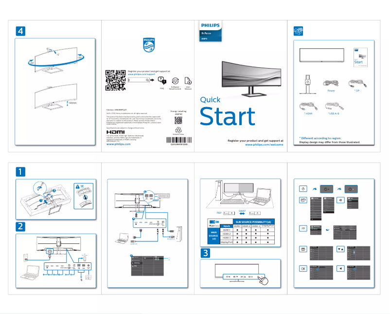 First page image of the manual for P Line 498P9Z