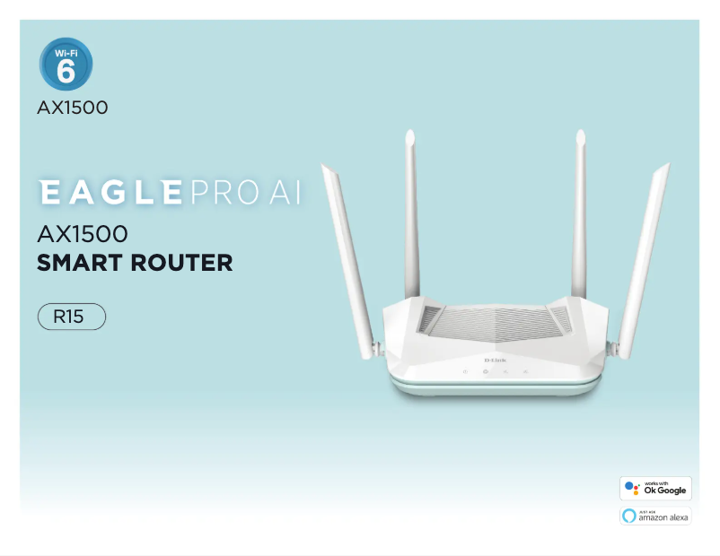 Page n°1 - Manuel utilisateur D-Link R15