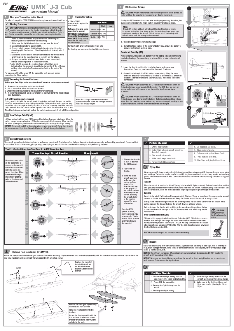 Image de la première page du manuel de l'appareil EFLU3450