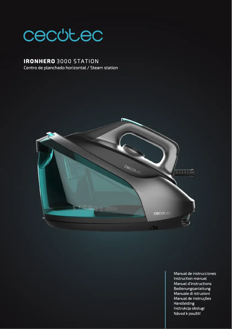 Image de la première page du manuel de l'appareil IronHero 3000 Station