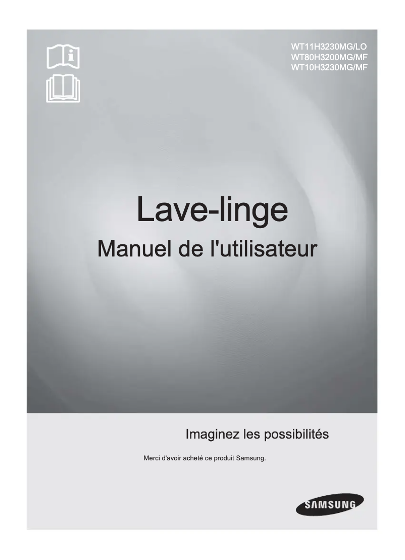 Image de la première page du manuel de l'appareil WT11H3230MG