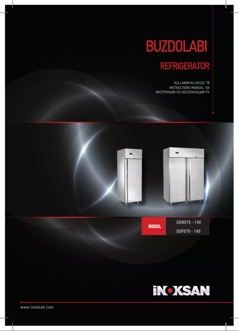 Page n°1 - Manuel utilisateur Inoksan SDN140