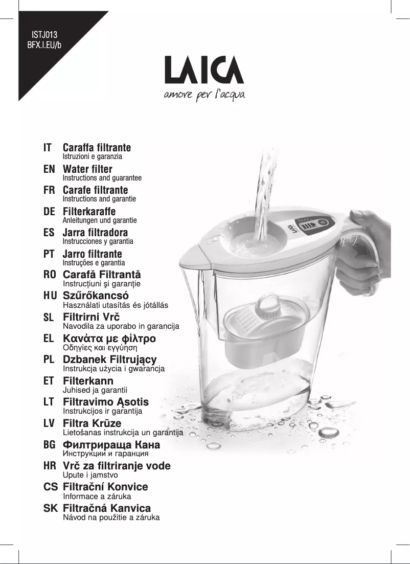 Image de la première page du manuel de l'appareil J35-HC