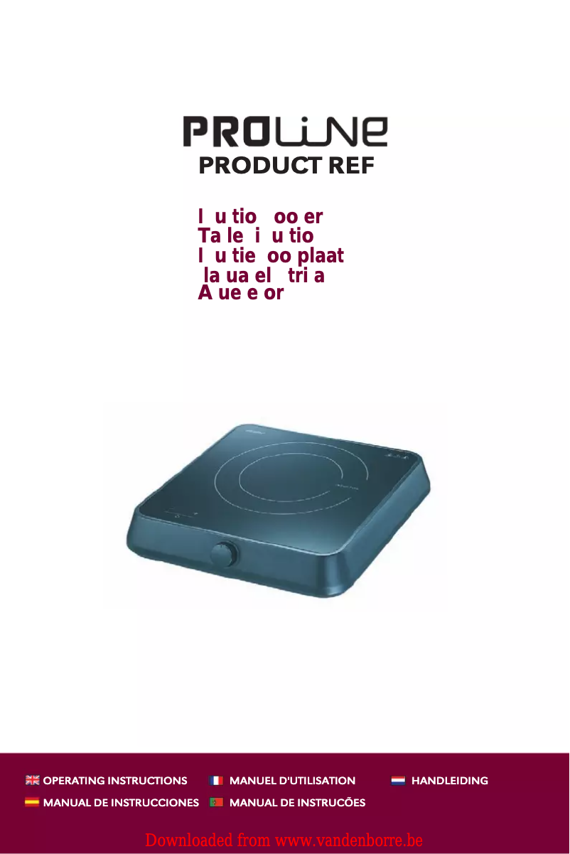 Page 1 de la notice Manuel utilisateur Proline IC 20