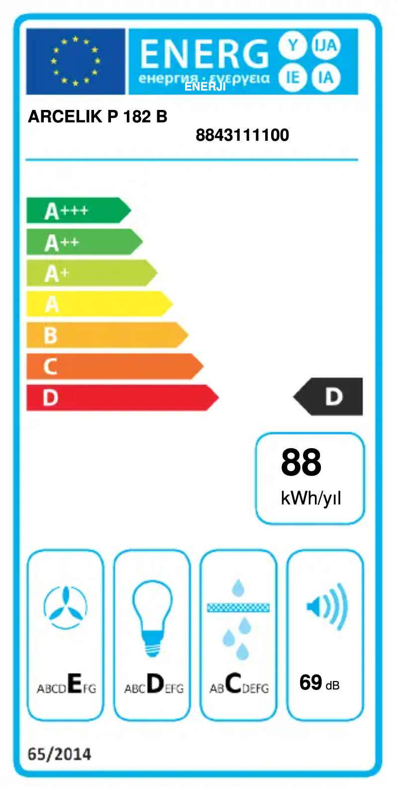 Image de la première page du manuel de l'appareil P 182 B