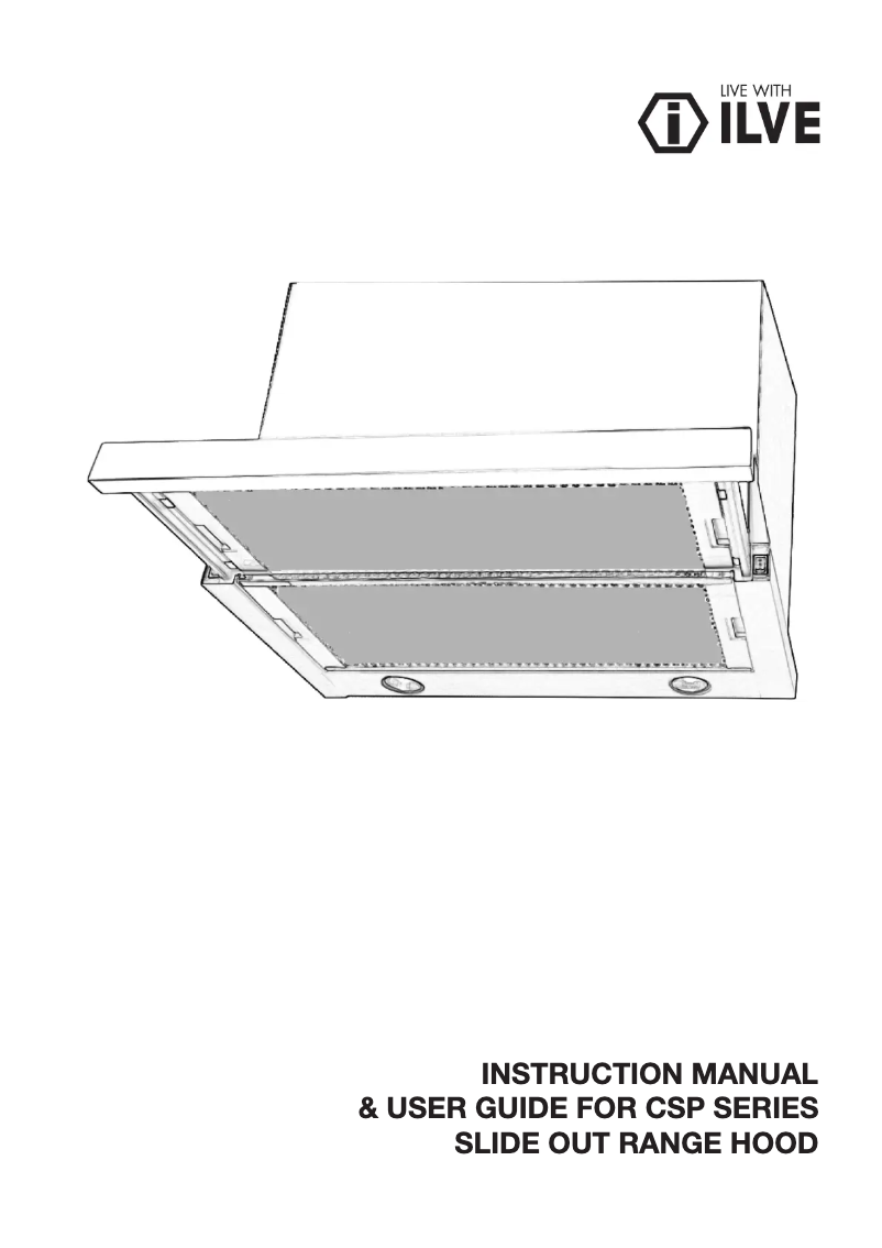 Page 1 de la notice Manuel utilisateur Ilve CSP60