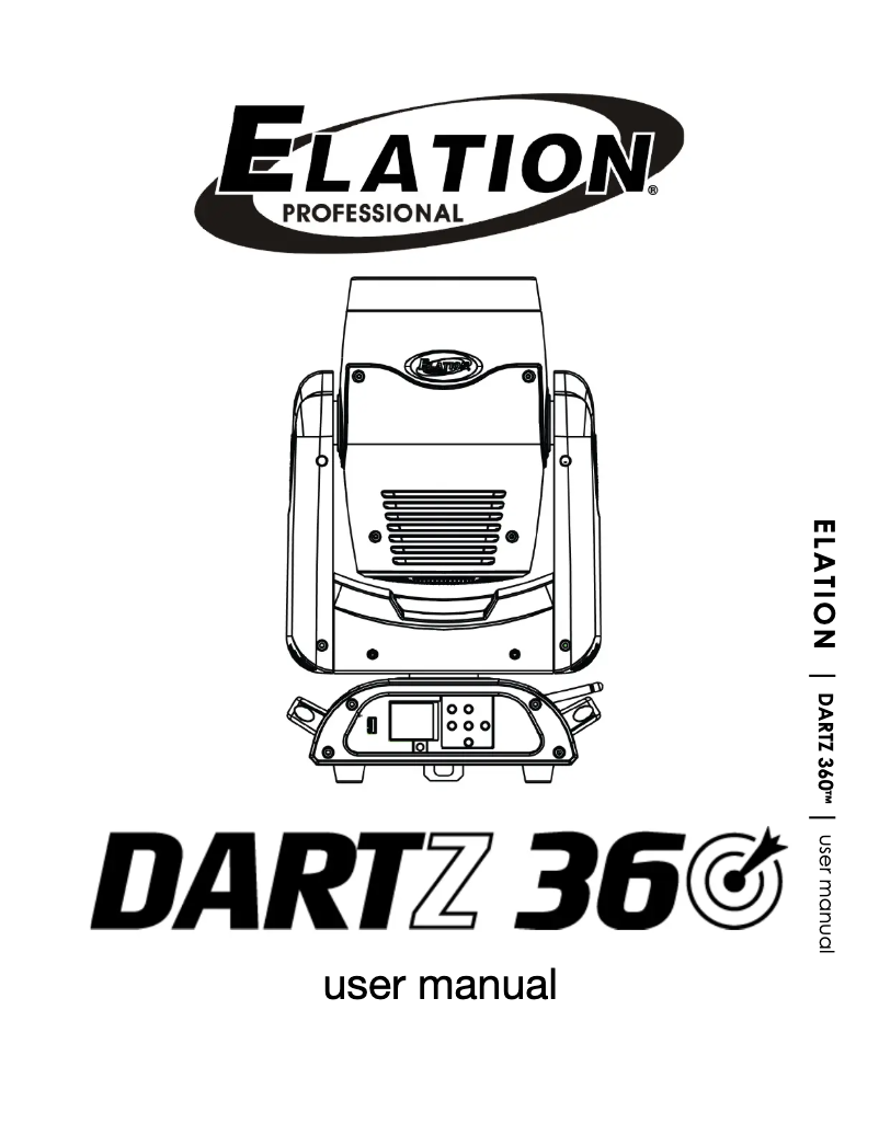 Page n°1 - Manuel utilisateur Elation Dartz 360