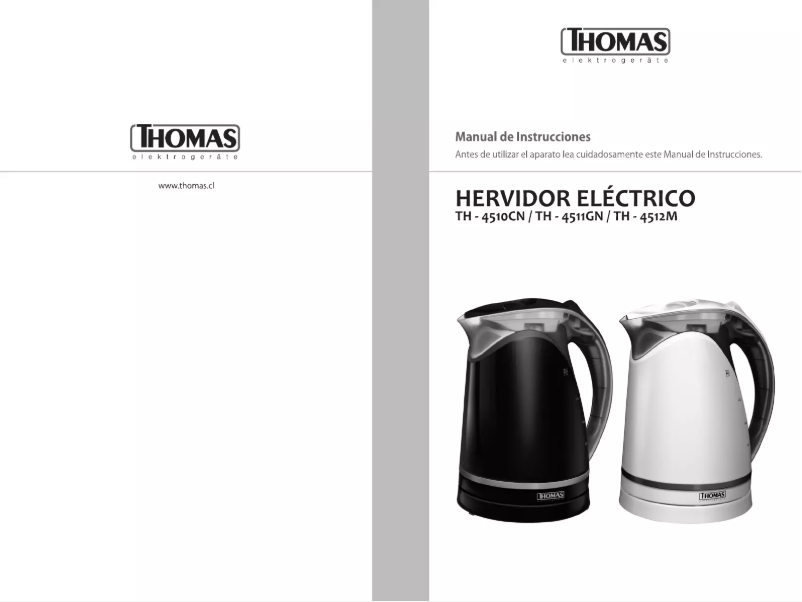 Page n°1 - Manuel utilisateur Thomas TH-4510CN