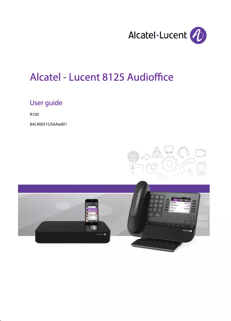 Page n°1 - Manuel utilisateur Alcatel-Lucent 8125 Audioffice
