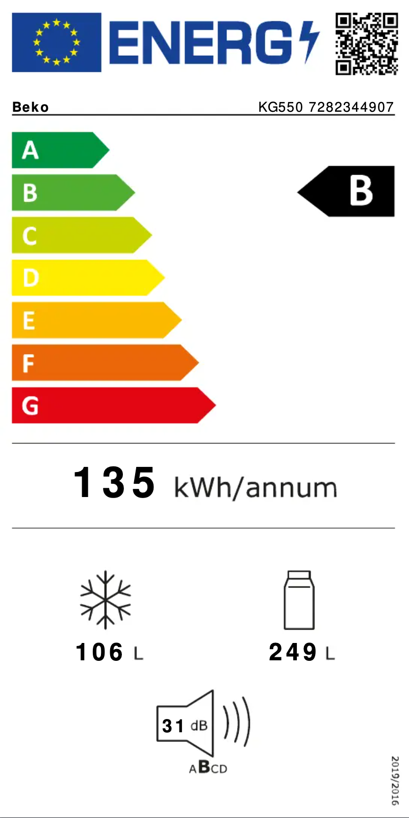 Image de la première page du manuel de l'appareil KG550