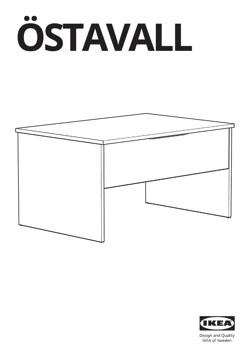 Image de la première page du manuel de l'appareil ÖSTAVALL 705.521.30