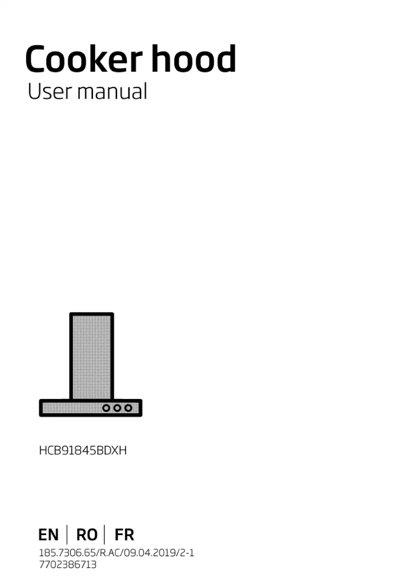 Page n°1 - Manuel utilisateur Beko HCB91845BDXH