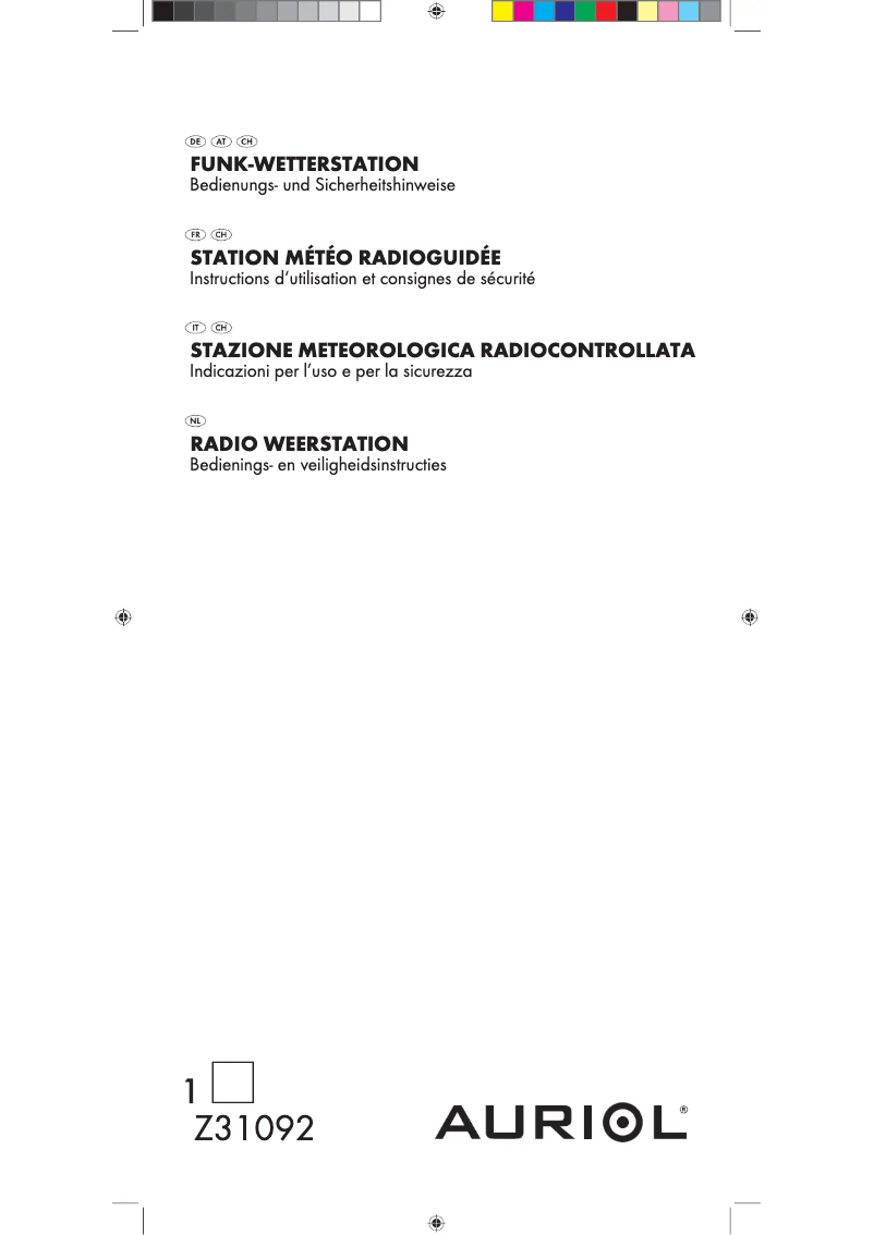 Image de la première page du manuel de l'appareil Z31092