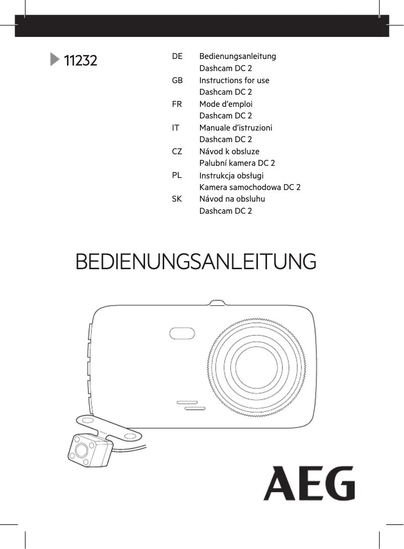 Página 1 del manual Manual de usuario AEG DC 2