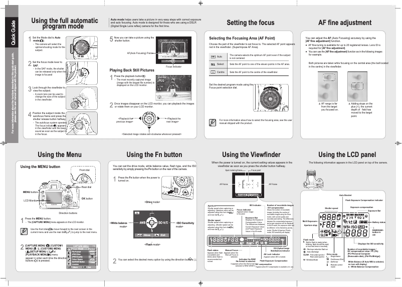 Page 1 de la notice Guide d'installation Samsung GX-20