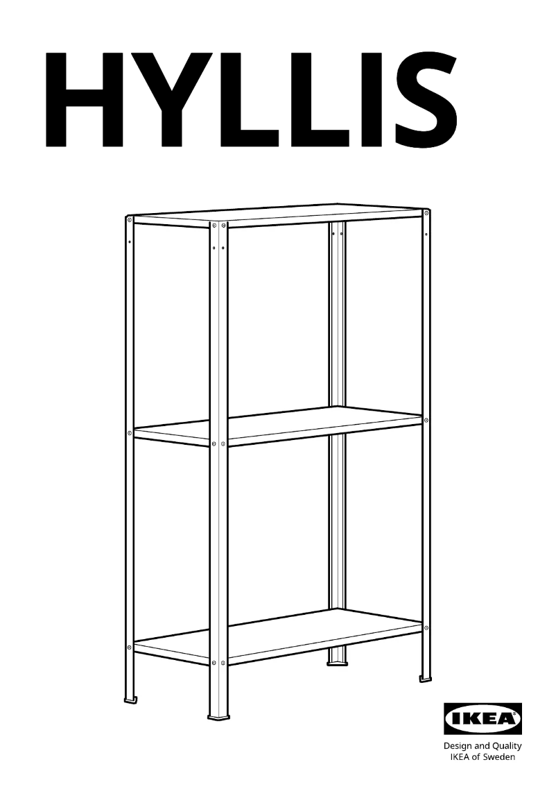 Página 1 del manual Manual de usuario Ikea HYLLIS 304.283.26