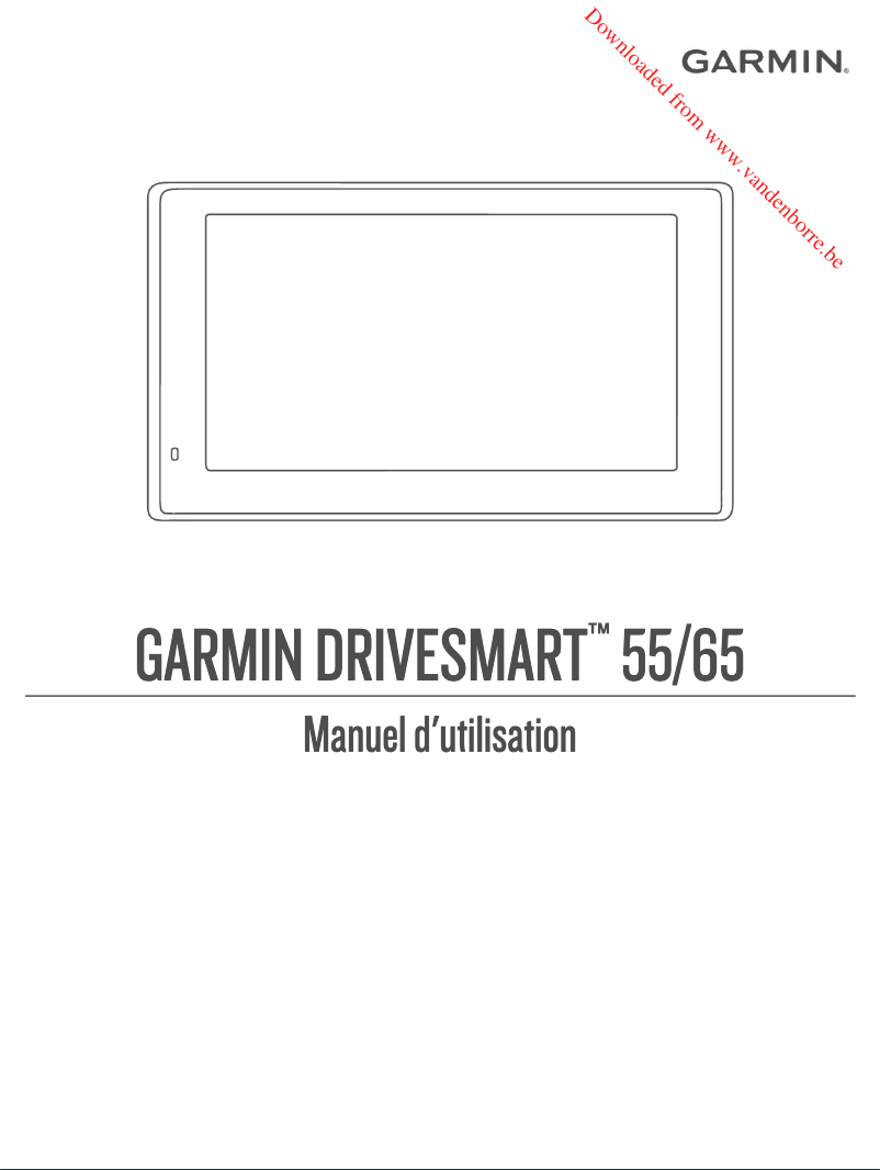 Page n°1 - Manuel utilisateur Garmin Drivesmart 65