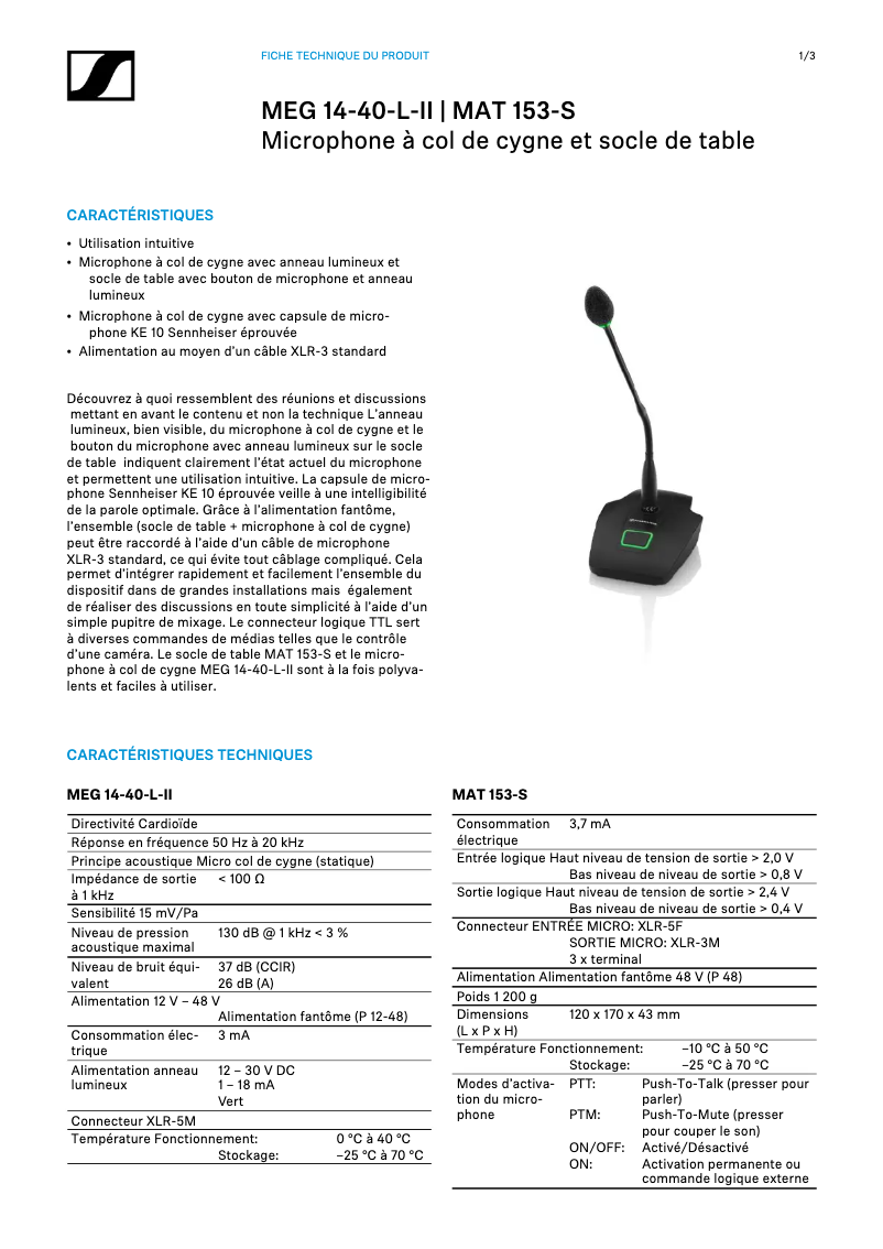 Image de la première page du manuel de l'appareil MEG 14-40