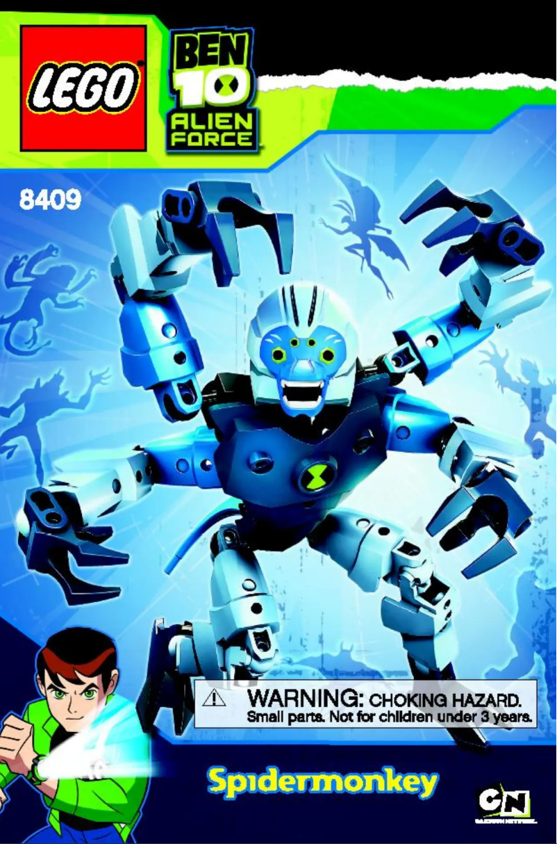 Page 1 de la notice Manuel utilisateur Lego Ben 10 8409